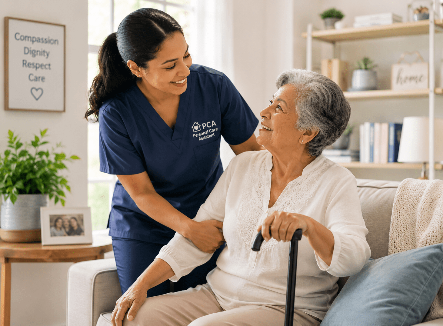 PCA → personal support & mobility